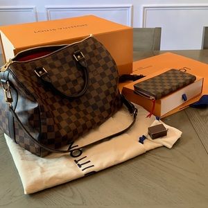 Louis Vuitton speedy 30 and wallet